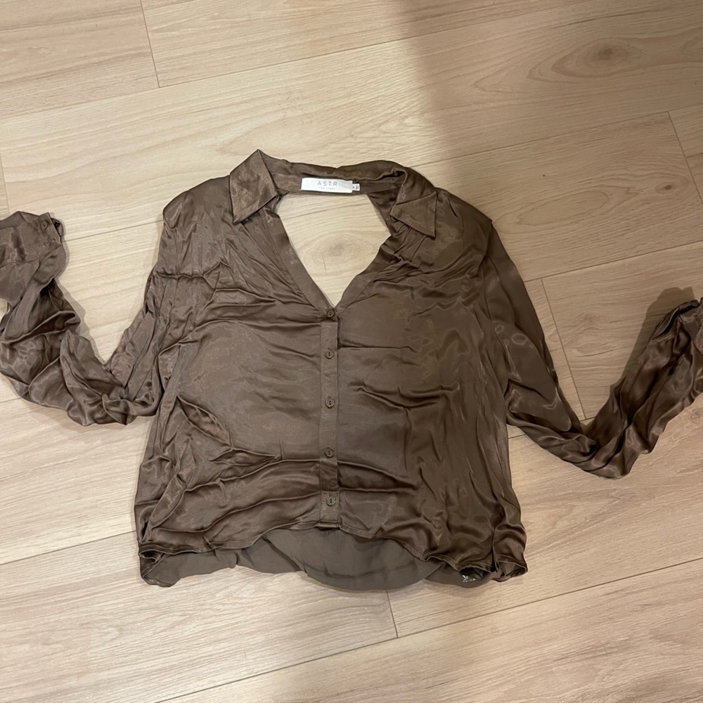 astr the label satin top